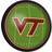 The Fan-Brand Virginia Tech Hokies Football Round Slimline Illuminated Wall Sign