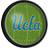 The Fan-Brand UCLA Bruins Football Round Slimline Illuminated Wall Sign