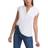 Calvin Klein Cap Sleeve Henley Top - Soft White