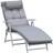 OutSunny Sun Lounger Recliner Foldable Padded Seat