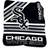 Logo Brands Chicago White Sox Plush Raschel Throw Blanket