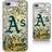 Strategic Printing Oakland Athletics iPhone 6 Plus/6s Plus/7 Plus/8 Plus Sparkle Gold Glitter Case