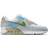 Nike Air Max 90 M - White/University Blue/Wolf Grey/Chlorophyll