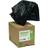 The Green Sack Heavy Duty Refuse Bag in Dispenser Black (75 Pack)