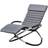 OutSunny Rocking Chair Artificial Suede Grey