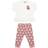 Moschino Kid's Bear Logo Tee & Heart Print Leggings Set- Sweet