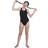 Speedo Girl's Medalist Swimsuit - Black