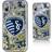 Strategic Printing Sporting Kansas City Pattern Glitter iPhone X/XS Case