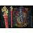 The Noble Collection Harry Potter Gold-Plated Gryffindor Pen 8in (21cm) Red Hand-Enamelled Pen With Lion House Mascot Officially Licensed Film Set Movie Props Gifts Stationery
