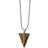 Mens Gentlemen's Classics(tm) Triangle Tiger's Eye Necklace