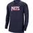 Nike Brooklyn Nets City Edition Logo Long Sleeve T-Shirt 2021-22 Sr
