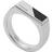 Fossil Men Dress Ring - Silver