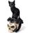 Alchemy Gothic Grimalkin Cat Statue multicolor
