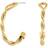 Tommy Hilfiger Twist Design Hoop Earrings - Gold/Silver