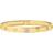 Michael Kors Logo Bangle Bracelet - Gold/Transparent