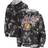 Majestic Los Angeles Lakers Burble Tie-Dye Tri-Blend Pullover Hoodie W