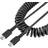 StarTech Coiled USB C-USB C 2.0 1m