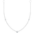 Thomas Sabo Charm Club Delicate Heart Necklace - Silver/Transparent