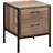 Birlea Urban 2 Drawer Bedside Table 40x44cm