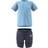 Adidas Kid's SPRT Collection Short and Tee Set - Clear Sky (HE2071)