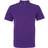 ASQUITH & FOX Men's Plain Short Sleeve Polo Shirt - Purple