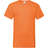 Fruit of the Loom Valueweight V-Neck Short Sleeve T-shirt M - Orange