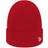 New Era Flag Knitted Beanie Unisex - Scarlet