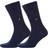 Burlington Everyday Cotton Sock 2-pack - Navy Blue