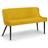 Julian Bowen Luxe High Back Mustard Bench