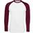 Sol's Mens Funky Contrast Long Sleeve T-shirt - White/Burgundy