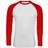 Sol's Mens Funky Contrast Long Sleeve T-shirt - White/Red