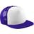 Beechfield Vintage Snapback Trucker Cap - Purple/White