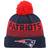 New Era New England Patriots Proof Cuffed Knit Beanies with Pom