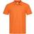 Stedman Mens Cotton Polo Shirt - Orange