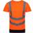Regatta Mens Pro Hi-Vis Short-Sleeved T-Shirt (Orange/Navy)