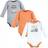 Hudson Long-Sleeve Bodysuits 3-pack - Pumpkin Truck