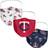 Fanatics Minnesota Twins All Over Logo Face Mask 3-Pack