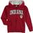 Colosseum Athletics Crimson Indiana Hoosiers Applique Arch & Logo Full-Zip Hoodie Youth