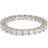 Suzy Levian Sterling Cubic Zirconia Round U-Shape Eternity Band