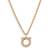 Ferragamo Gancio Necklace - Gold/Transparent