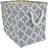 Design Imports Polyester Bin Lattice Rectangle Large Storage Box