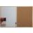 Bi-Office Cork and Drywipe Combination Board 900x600mm