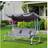 OutSunny 3-Seater Swing Chair W/ Pillows