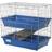 Pawhut 2-Tier Small Animal Cage 67x72x44cm