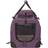Purple) Dog Cat Rabbit Puppy Carrier Crate Bed