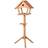 Pawhut Wooden Bird Feeder Stand for Garden