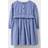 Crew Clothing Girls Cord Embroidered Spot Dress - Blue Spot