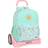 Smiley School Rucksack with Wheels Summer fun Turquoise (32 x 43 x 14 cm)