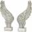 Hill Interiors Large Freestanding Antique Silver Angel Wings Ornament Christmas Tree Ornament