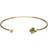 Gemondo Clover Bangle - Gold/Emerald